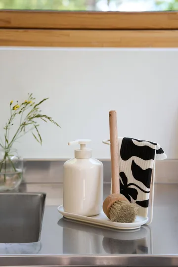 Daily lavette avec motif - blanc, lot de 3 - Scandi Essentials