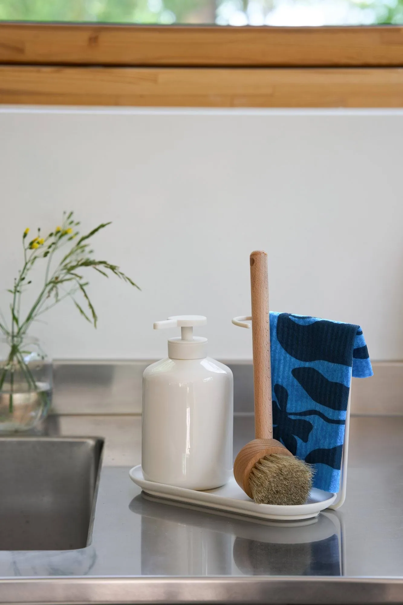 Daily lavette avec motif, Bleu, lot de 3 Scandi Essentials