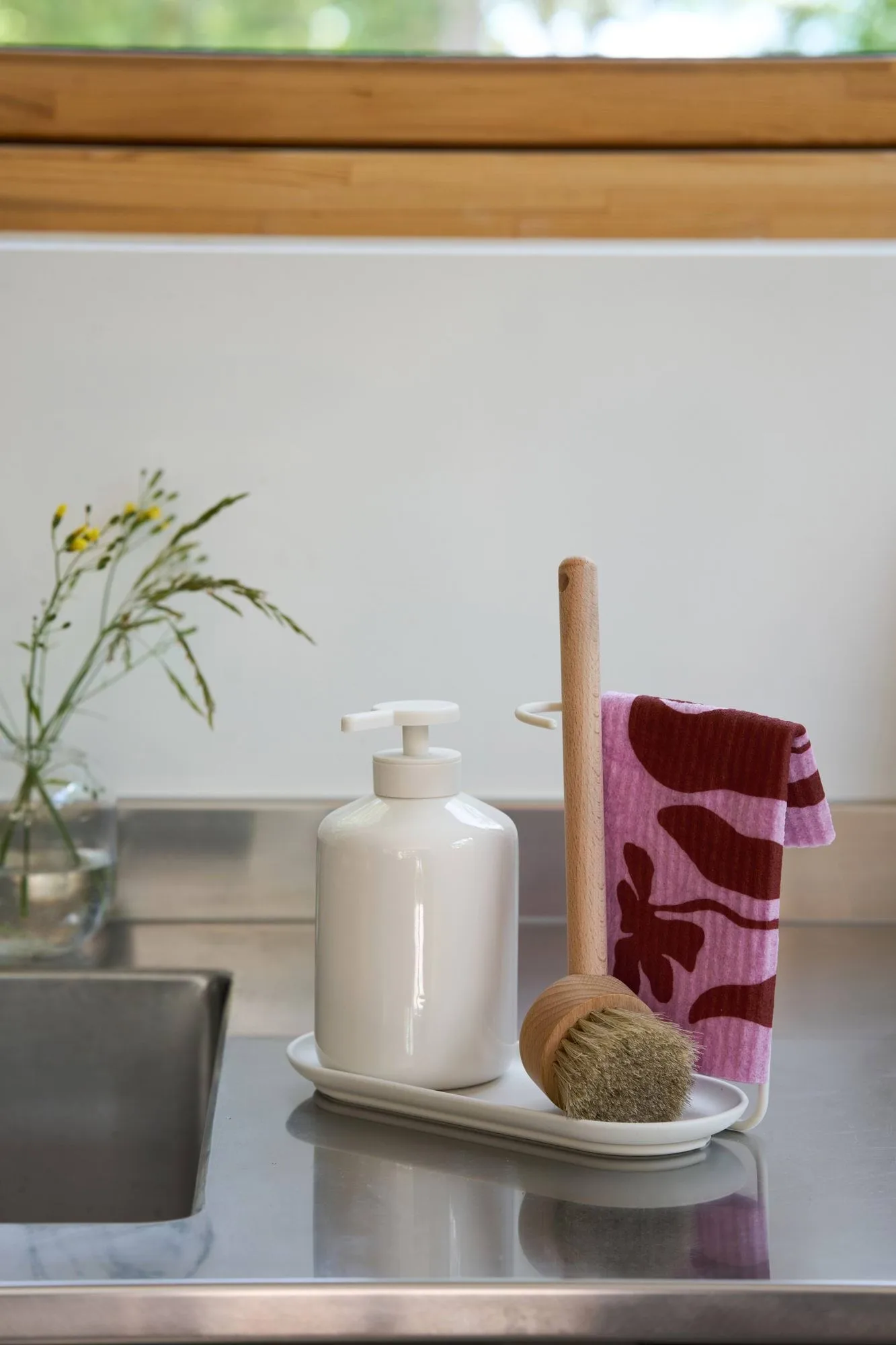 Daily lavette avec motif, Rose, lot de 3 Scandi Essentials