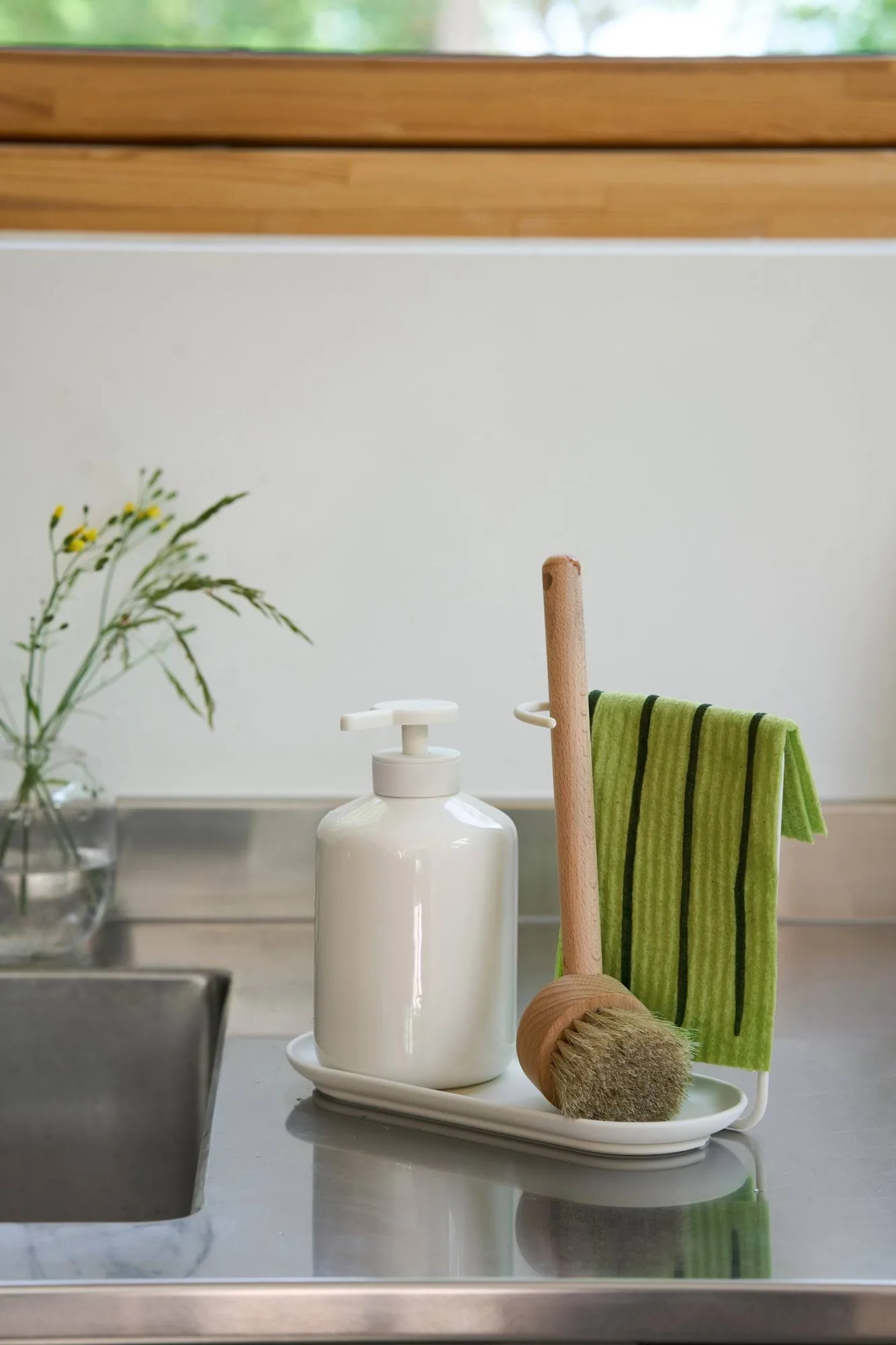 Daily lavette avec motif, Vert, lot de 3 Scandi Essentials