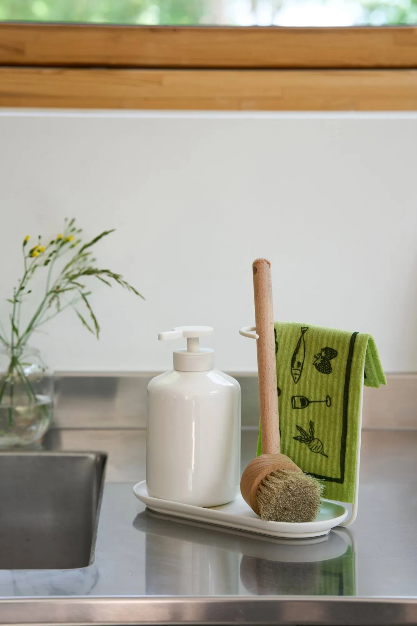 Daily lavette avec motif, Vert, lot de 3 Scandi Essentials