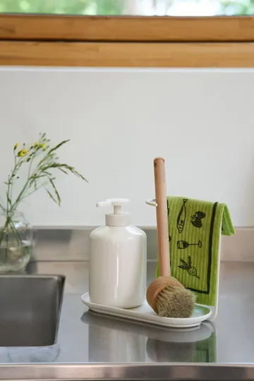 Daily lavette avec motif - Vert, lot de 3 - Scandi Essentials