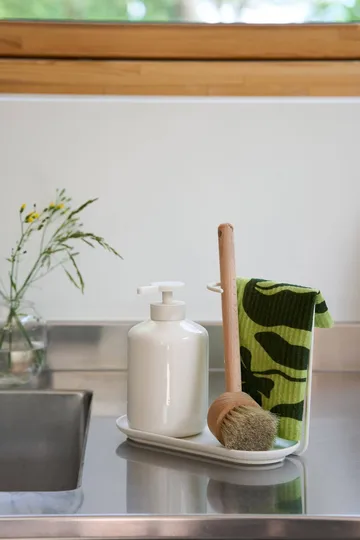 Daily lavette avec motif - Vert, lot de 3 - Scandi Essentials