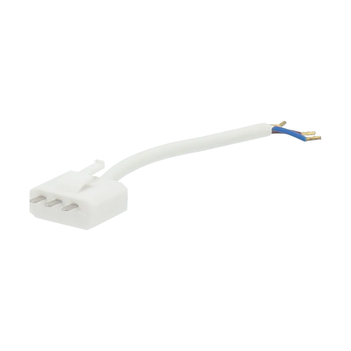 Fiche DCL avec mise à la terre, 15 cm - Blanc - Scandi Essentials