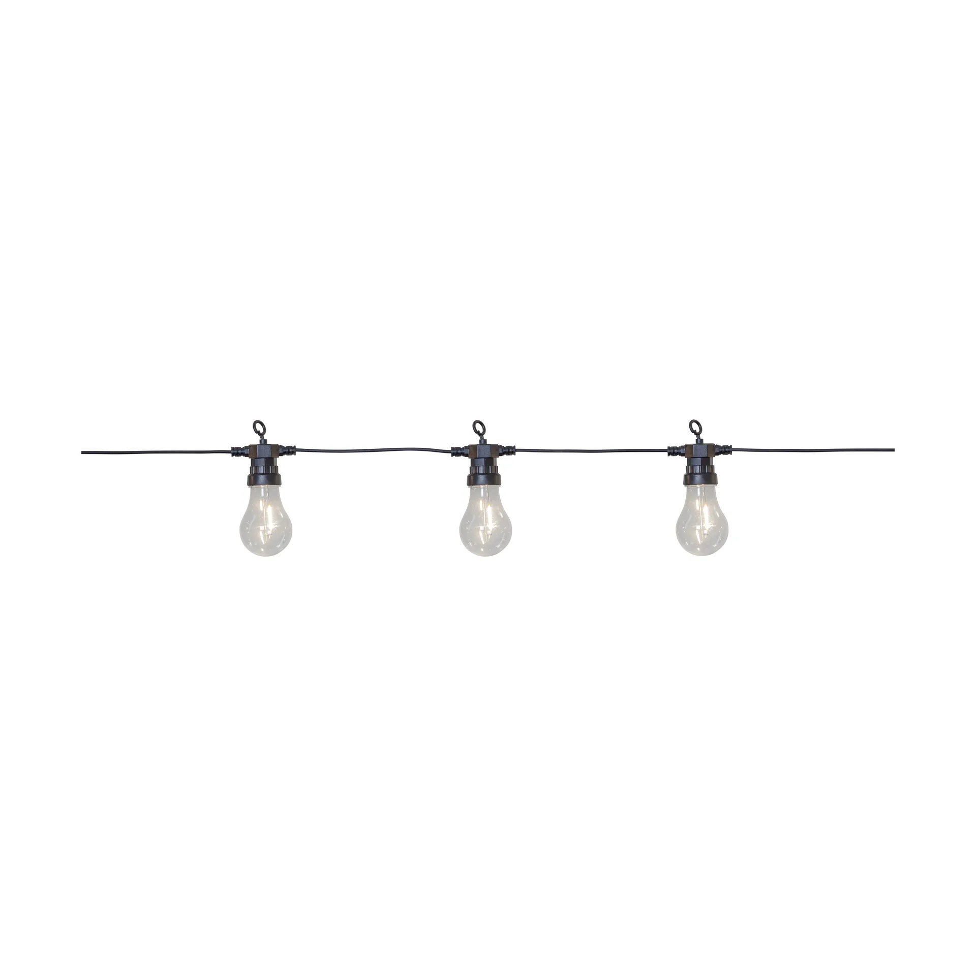 Guirlande lumineuse noire Wisp, 405 cm, 10 lumières Scandi Essentials