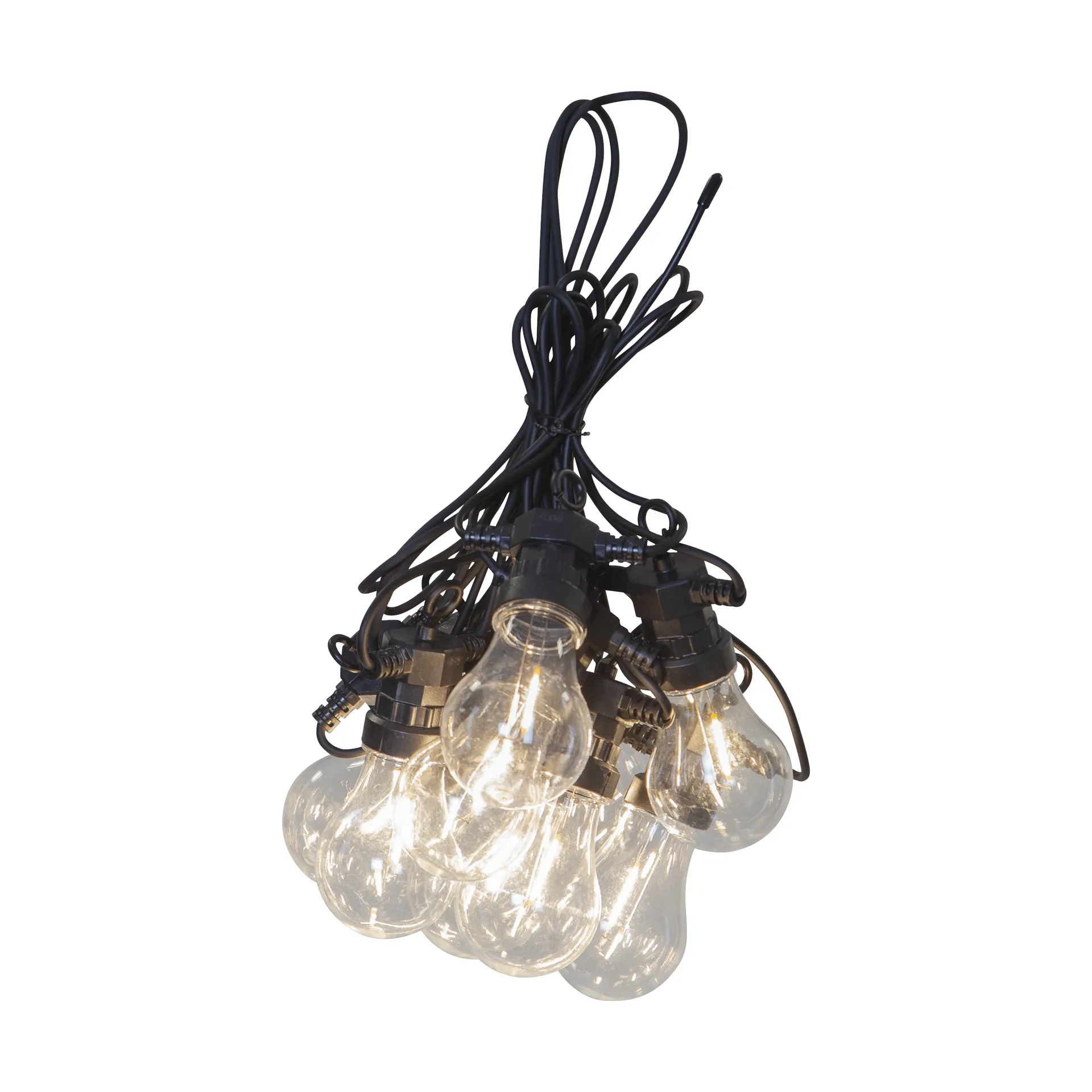 Guirlande lumineuse noire Wisp, 405 cm, 10 lumières Scandi Essentials
