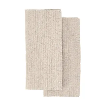 Rinse chiffonette - Beige, lot de 2 - Scandi Essentials