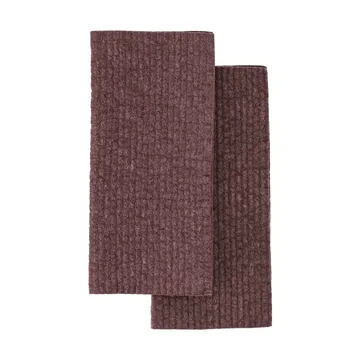 Rinse chiffonette - Burgundy, lot de 2 - Scandi Essentials