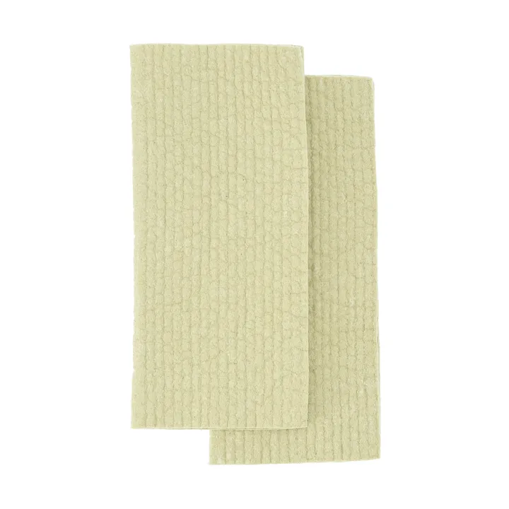 Rinse chiffonette - vert sauge, lot de 2 - Scandi Essentials