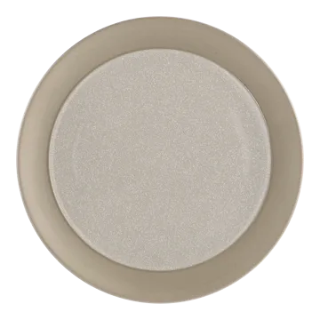 Assiette à dessert Fossil Ø21 cm - Beige - Scandi Living