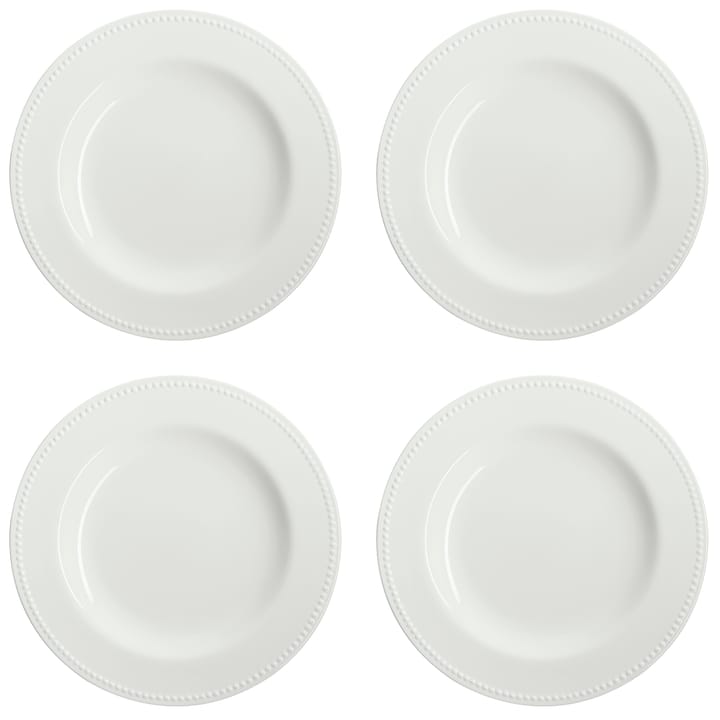 Assiette Dots 28cm Lot de 4 - Blanc cassé - Scandi Living
