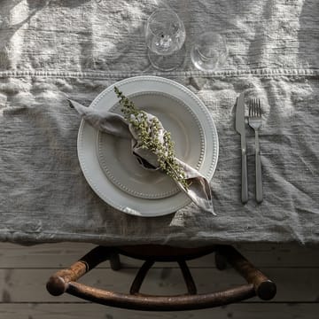 Assiette Dots 28cm Lot de 4 - blanc - Scandi Living