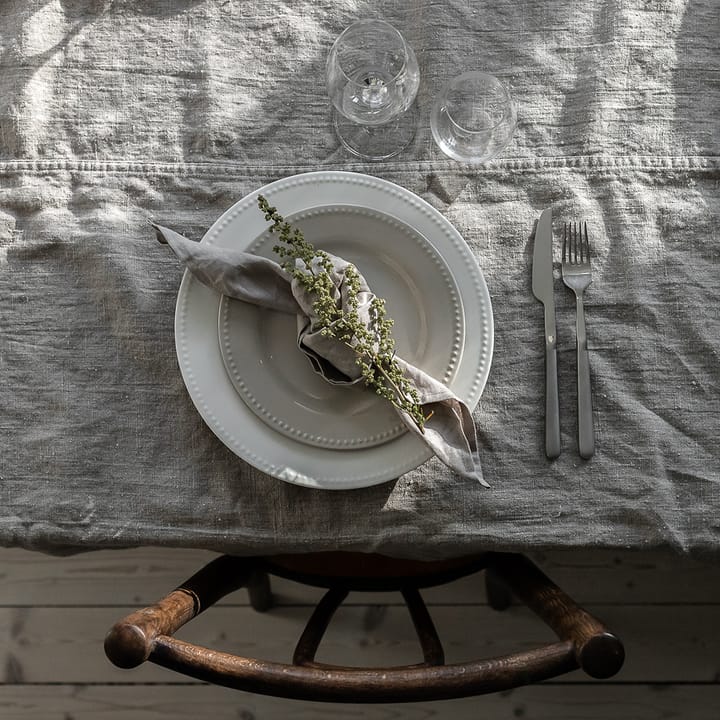 Assiette Dots 28cm Lot de 4 - blanc - Scandi Living