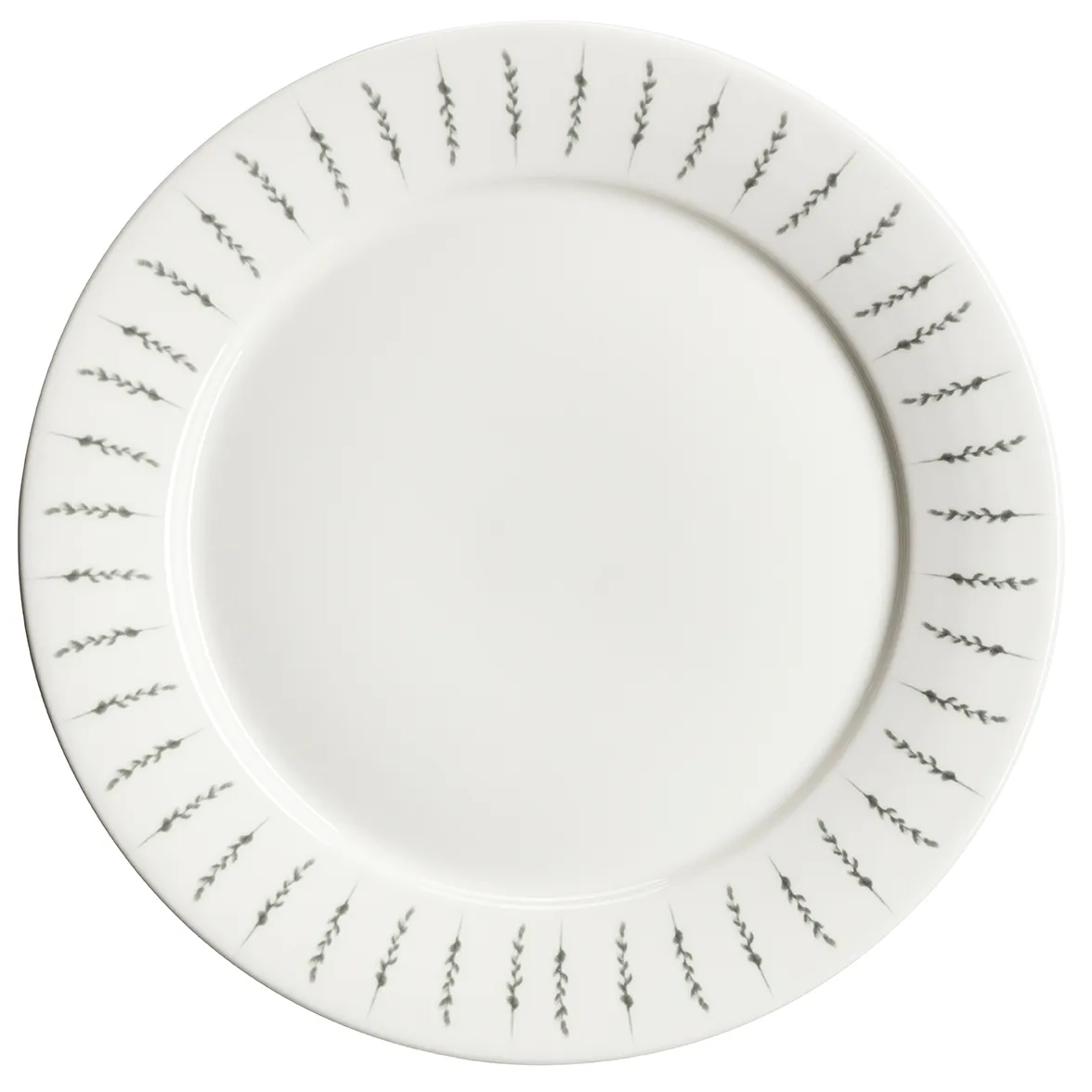 Assiette Fårsvingel 28cm Lot de 4, blanc Scandi Living