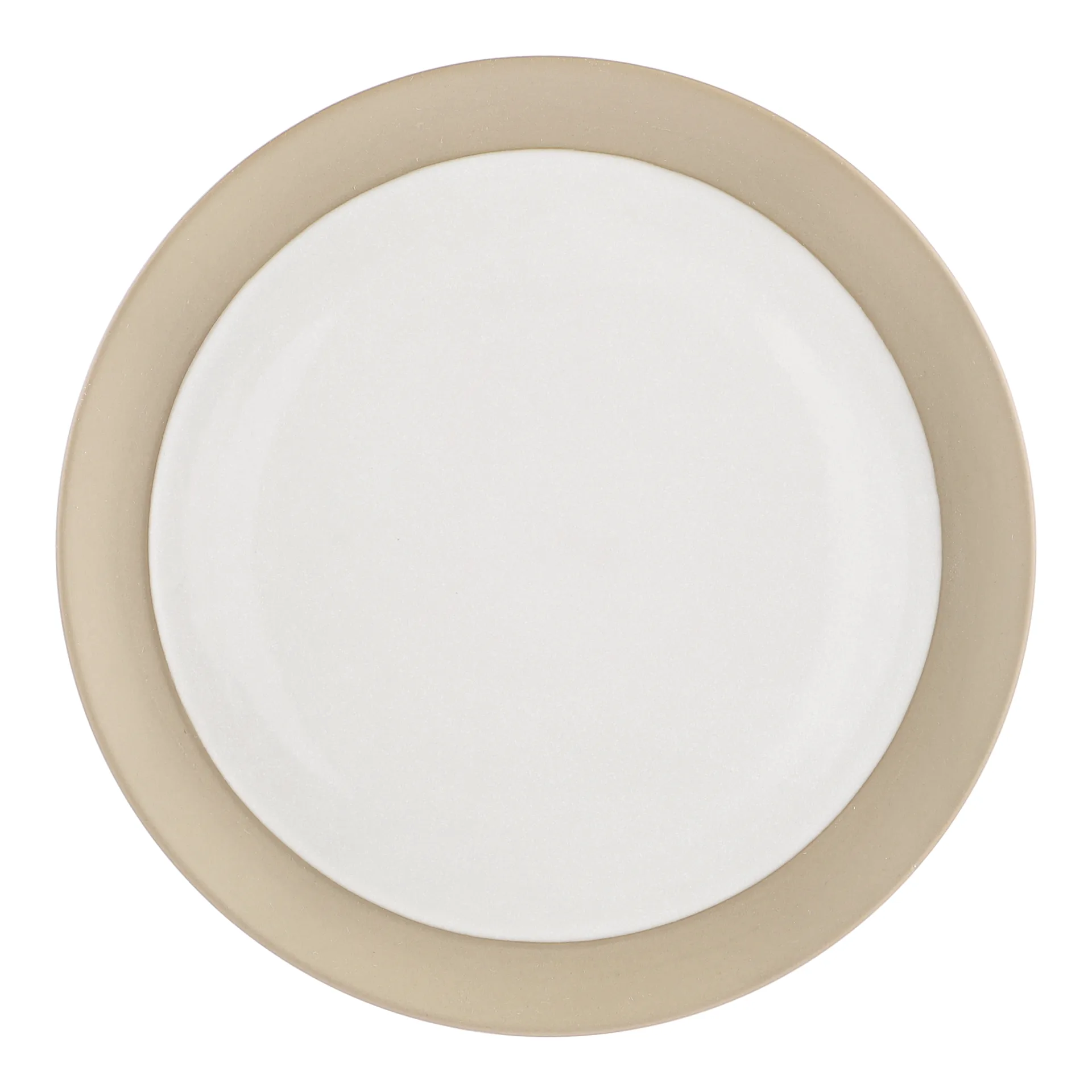 Assiette Fossil Ø26 cm, Blanc Scandi Living