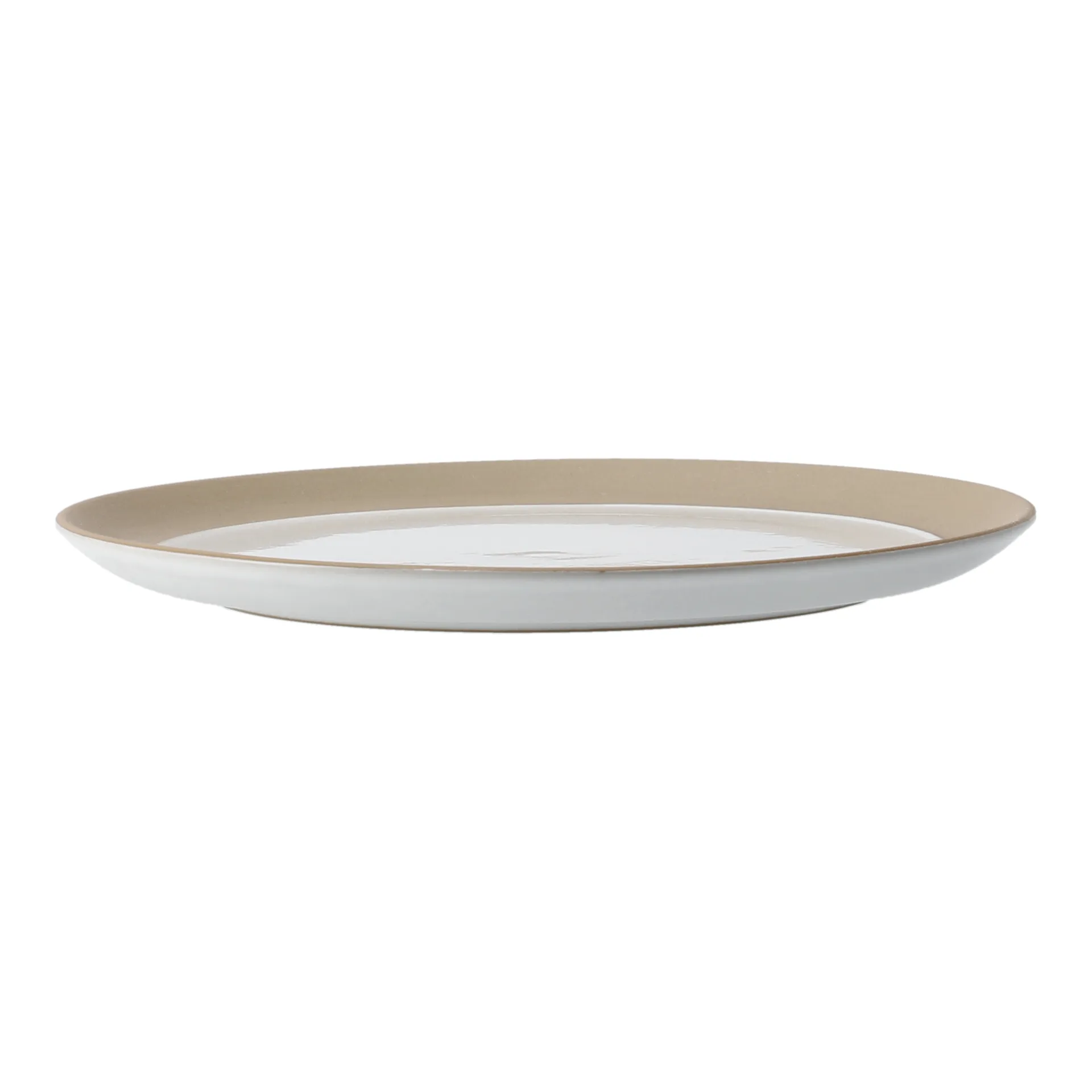 Assiette Fossil Ø26 cm, Blanc Scandi Living