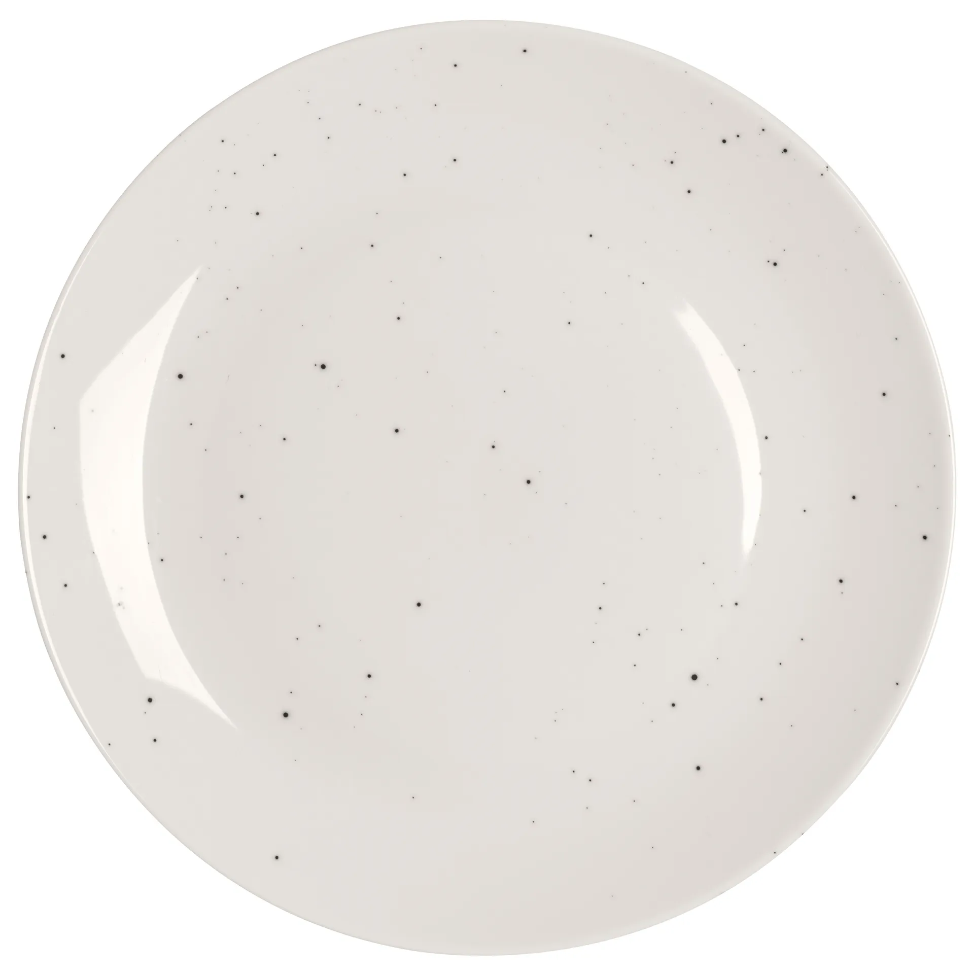 Assiette Freckle Ø26 cm, Blanc Scandi Living