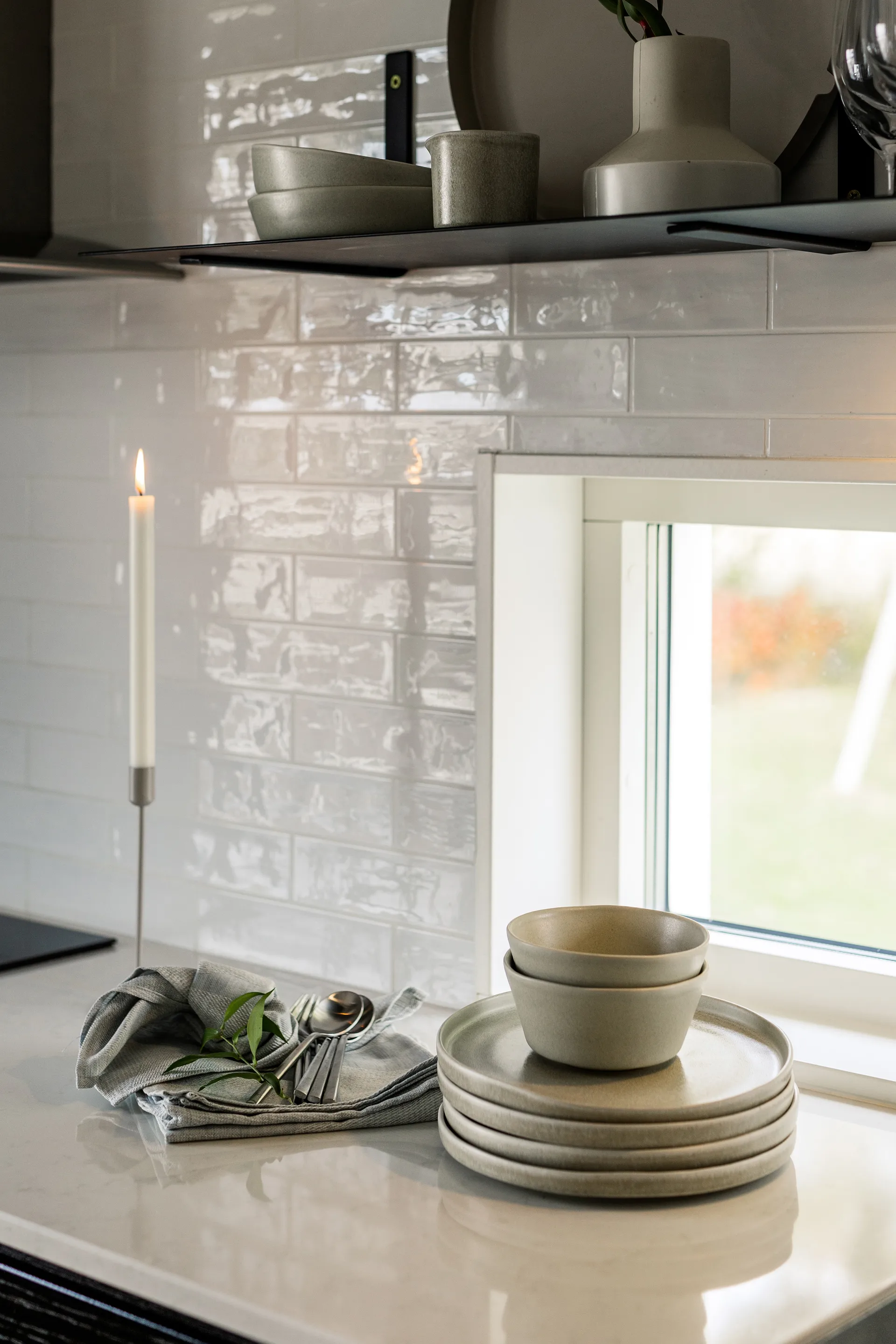 Assiette Sandsbro Ø26 cm, Gris clair Scandi Living