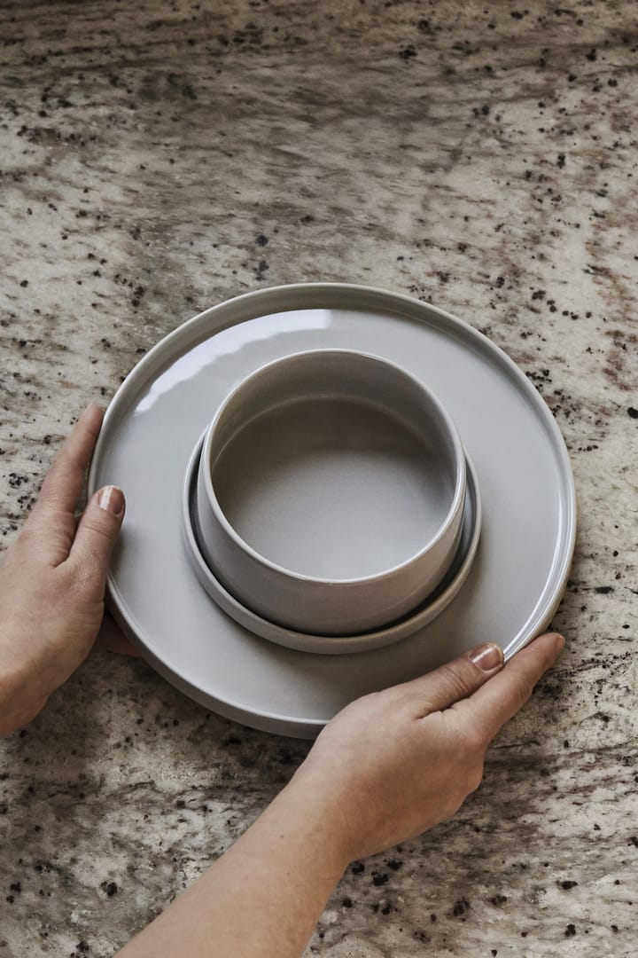 Assiette Taper 26cm, Gris clair Scandi Living