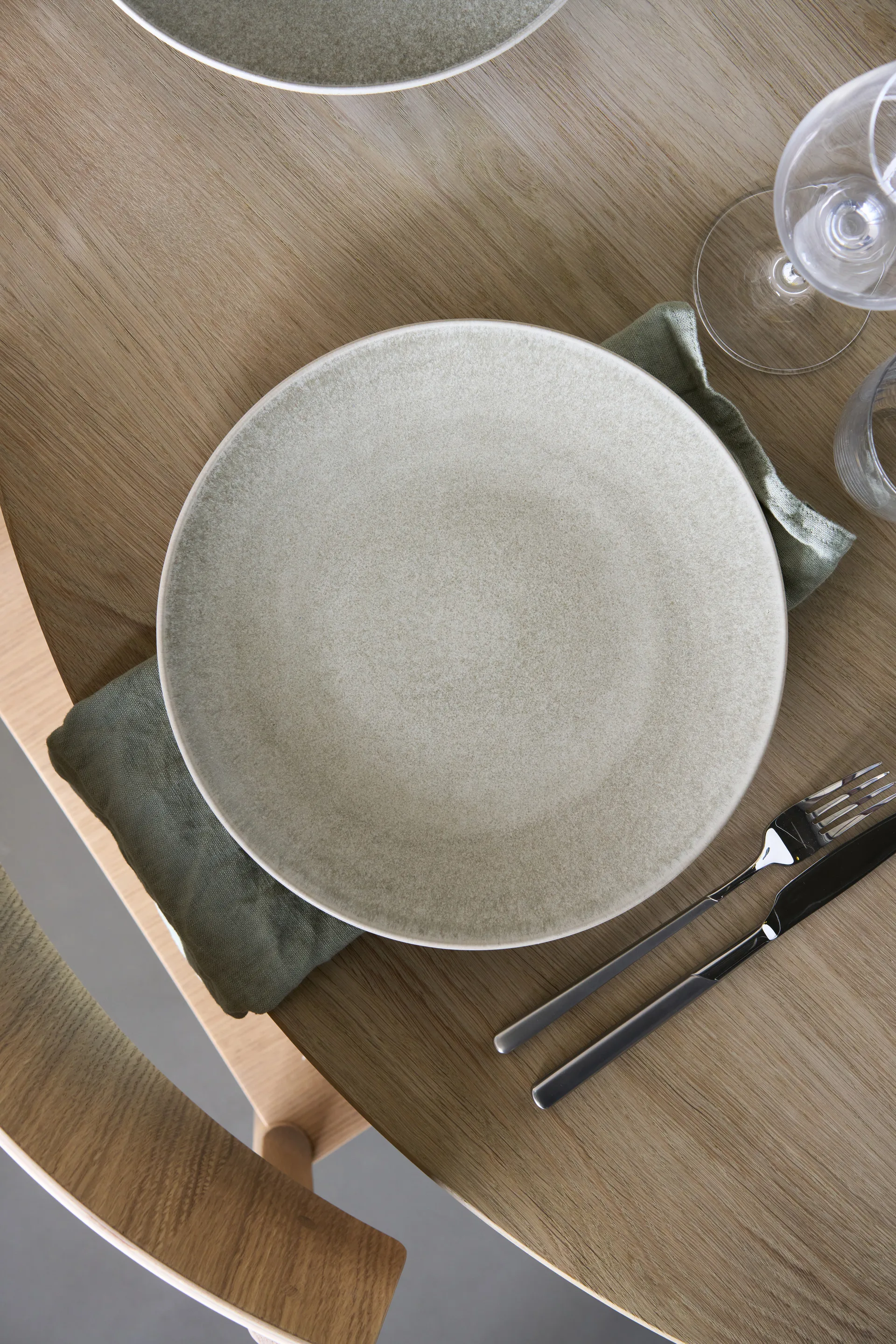 Assiette Terra, Beige en grès, Ø26,5 cm Scandi Living