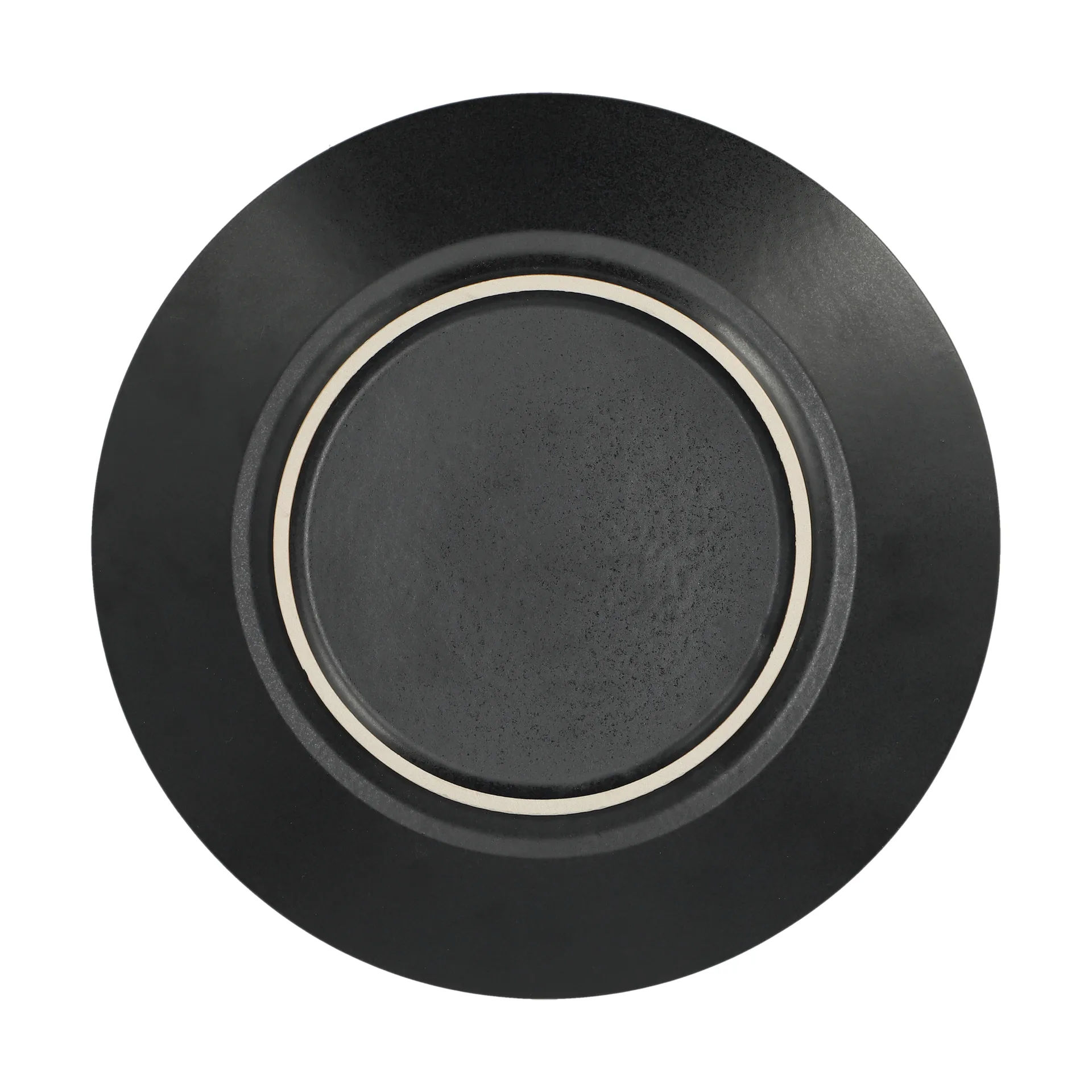 Assiette Terra, Noir en grès, Ø26,5 cm Scandi Living