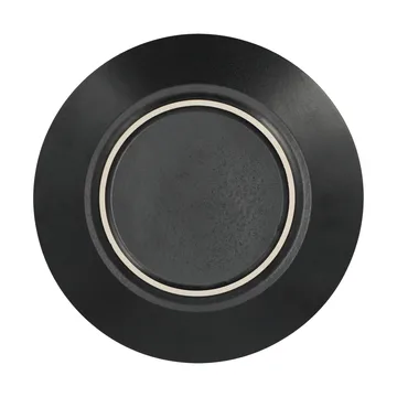 Assiette Terra - Noir en grès, Ø26,5 cm - Scandi Living