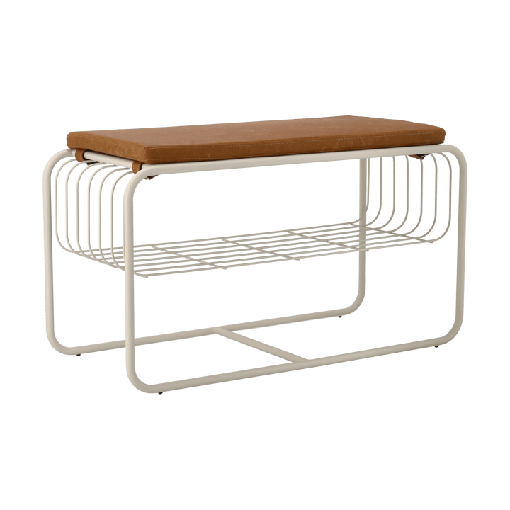 Banc/étagère à chaussures Nod 80x36c42 cm - Beige - Scandi Living