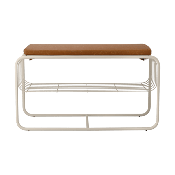 Banc/étagère à chaussures Nod 80x36c42 cm - Beige - Scandi Living