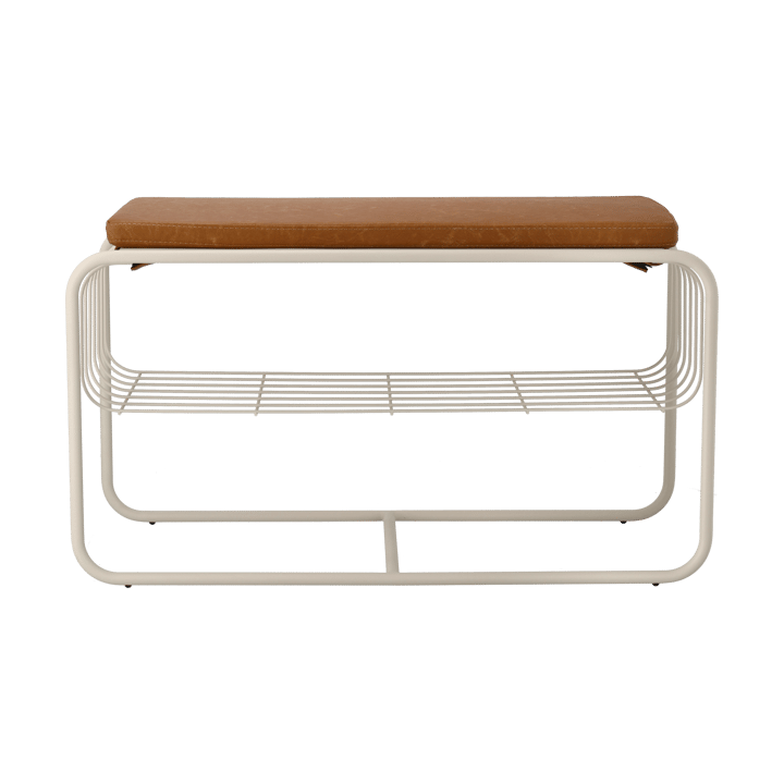 Banc/étagère à chaussures Nod 80x36c42 cm, Beige Scandi Living