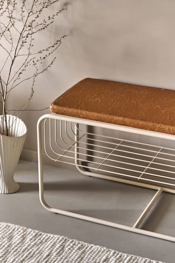Banc/étagère à chaussures Nod 80x36c42 cm - Beige - Scandi Living
