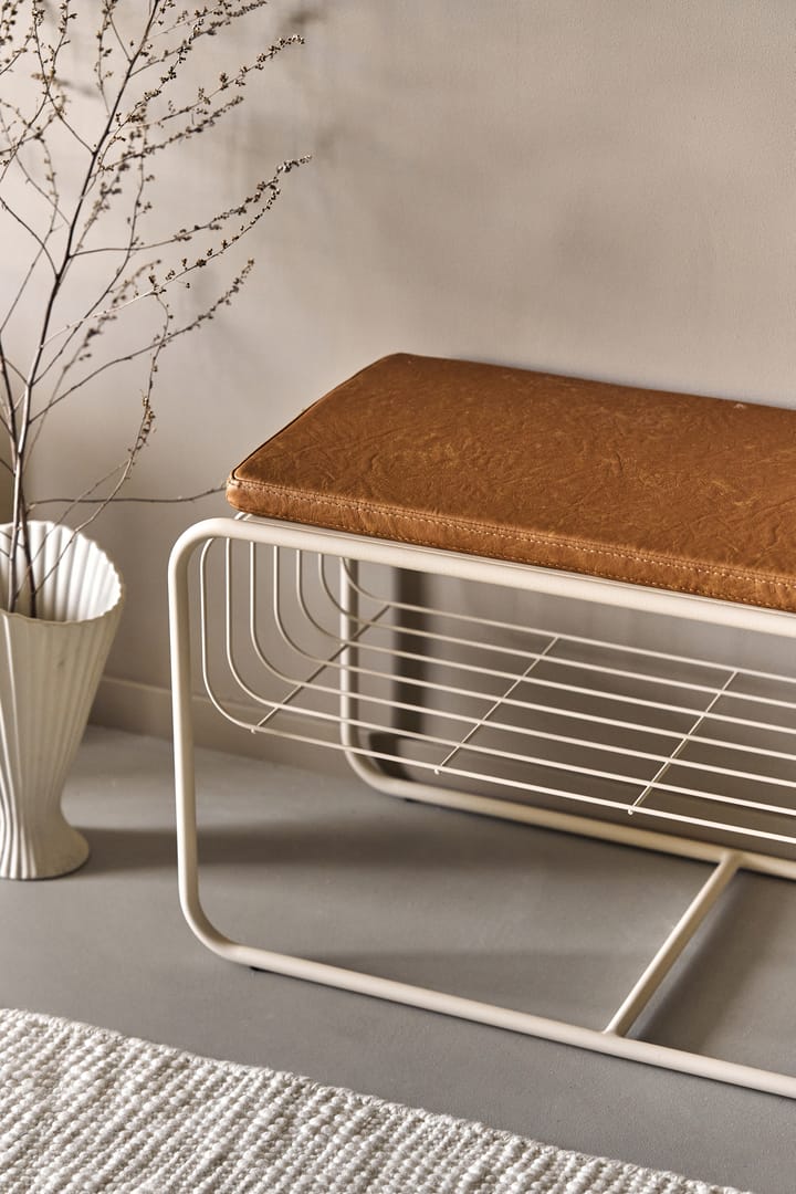 Banc/étagère à chaussures Nod 80x36c42 cm, Beige Scandi Living