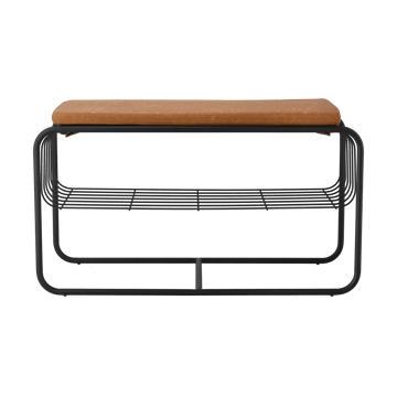 Banc/étagère à chaussures Nod 80x36c42 cm - Black - Scandi Living