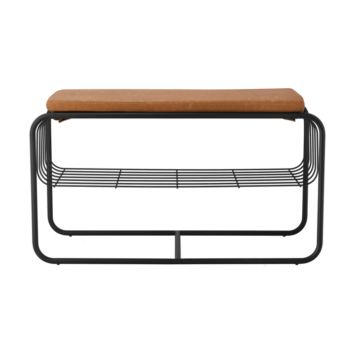 Banc/étagère à chaussures Nod 80x36c42 cm, Black Scandi Living