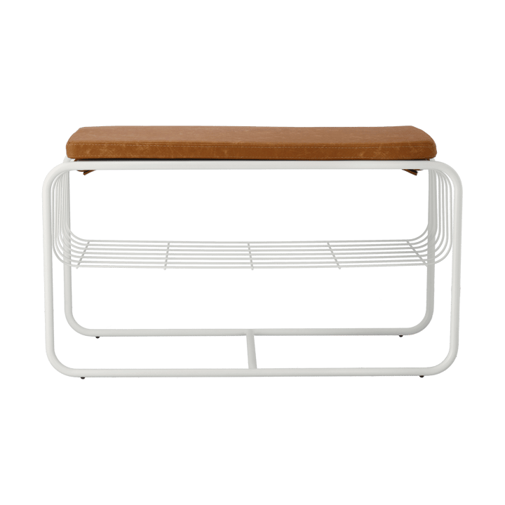 Banc/étagère à chaussures Nod 80x36c42 cm, White Scandi Living