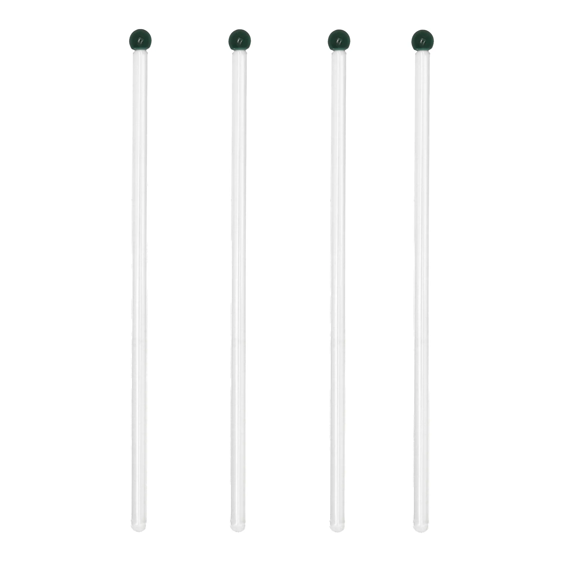 Bâtonnets à boisson Pure 4 pièces, Vert Scandi Living