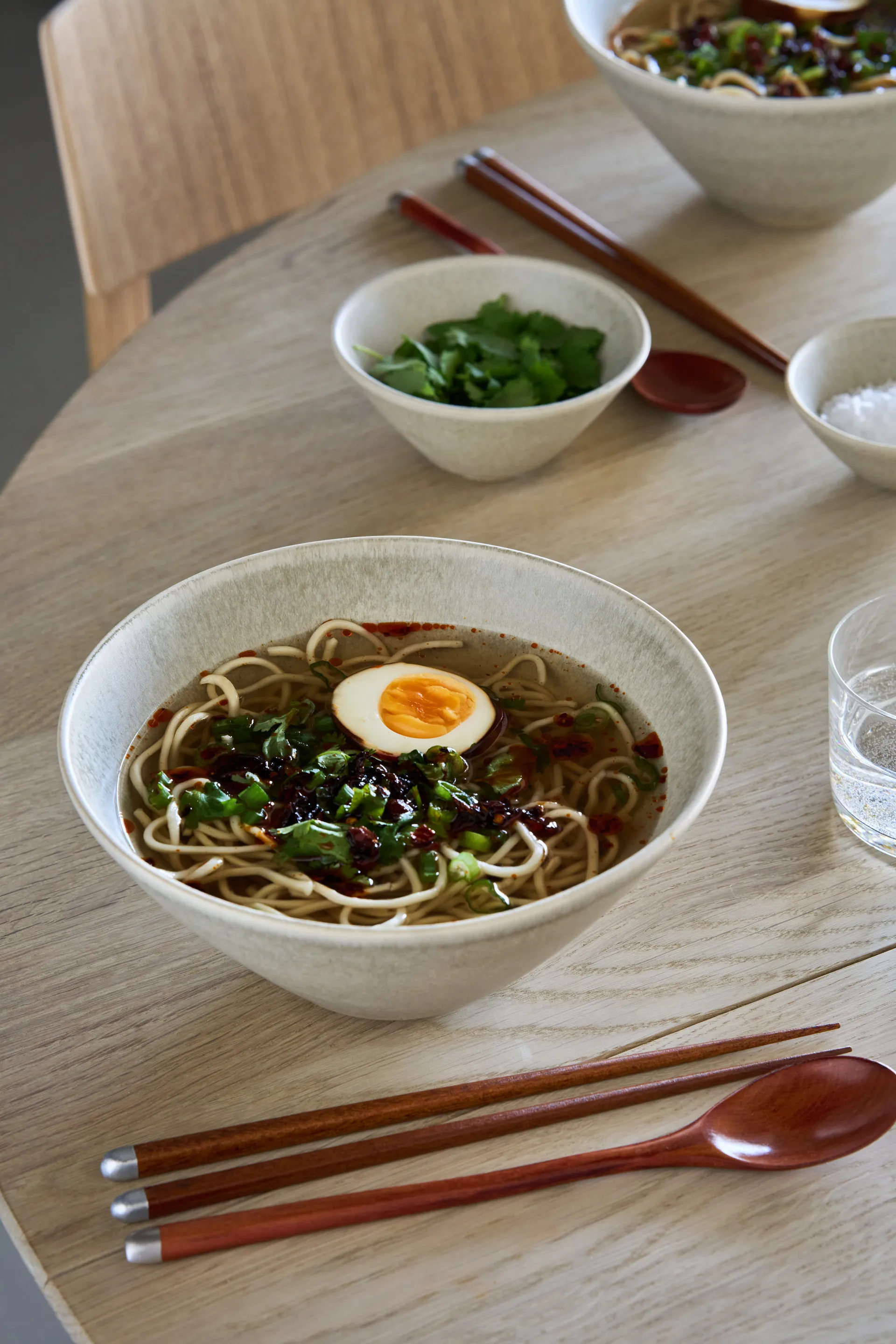 Bol à ramen Terra, Beige en grès, Ø20 cm Scandi Living