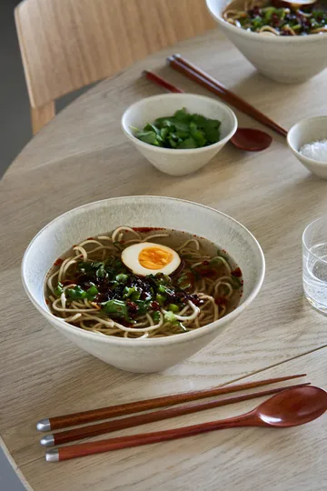 Bol à ramen Terra - Beige en grès, Ø20 cm - Scandi Living