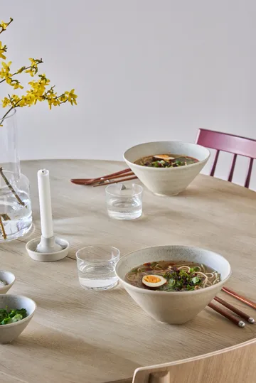 Bol à ramen Terra - Beige en grès, Ø20 cm - Scandi Living