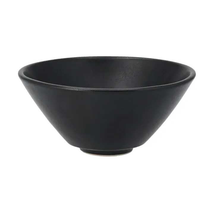 Bol de service Terra - Noir en grès, Ø12 cm - Scandi Living