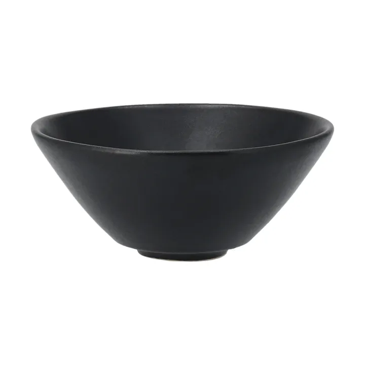 Bol de service Terra - Noir en grès, Ø9,5 cm - Scandi Living