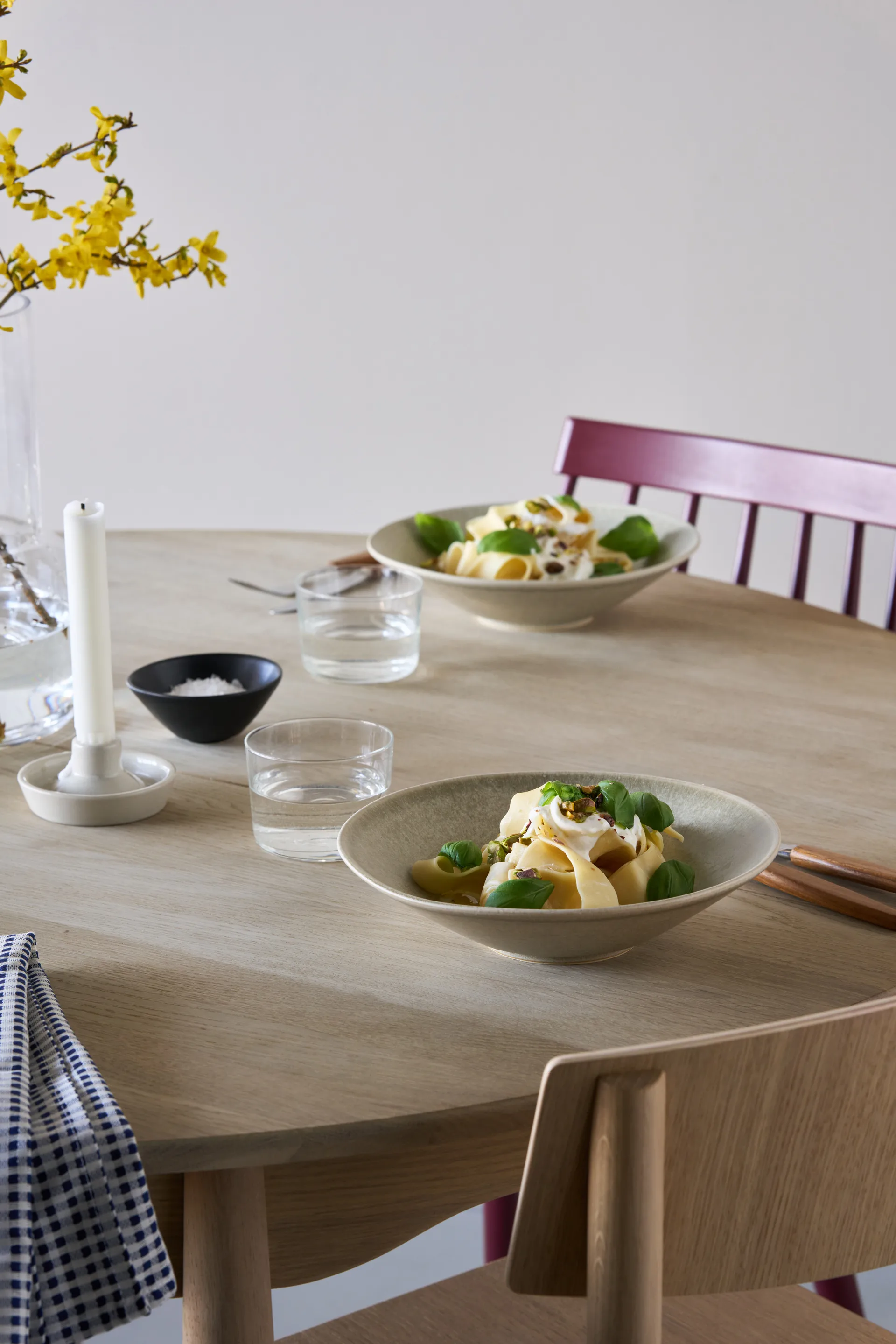 Bol de service Terra, Noir en grès, Ø9,5 cm Scandi Living