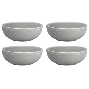 Bol Dots 60cl Lot de 4 - Gris - Scandi Living