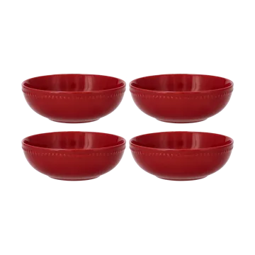 Bol Dots 60cl Lot de 4 - Rouge - Scandi Living