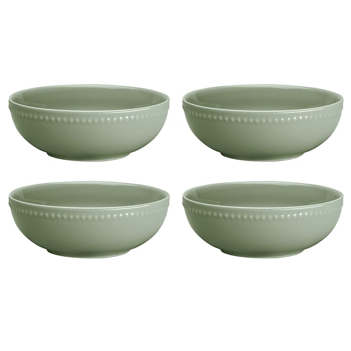 Bol Dots 60cl Lot de 4 - vert - Scandi Living