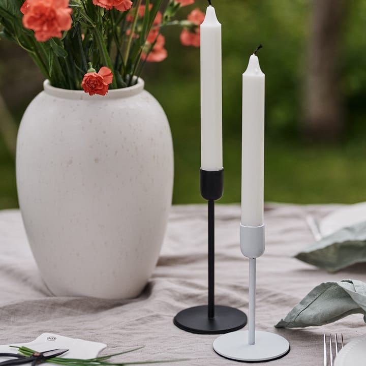 Bougeoir Arctic 14 cm, Blanc Scandi Living