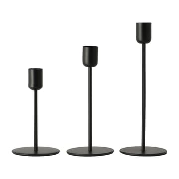 Bougeoir Arctic 14 cm - Noir - Scandi Living