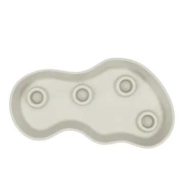 Bougeoir de l’Avent Ember - Blanc, 15x27,3 cm - Scandi Living