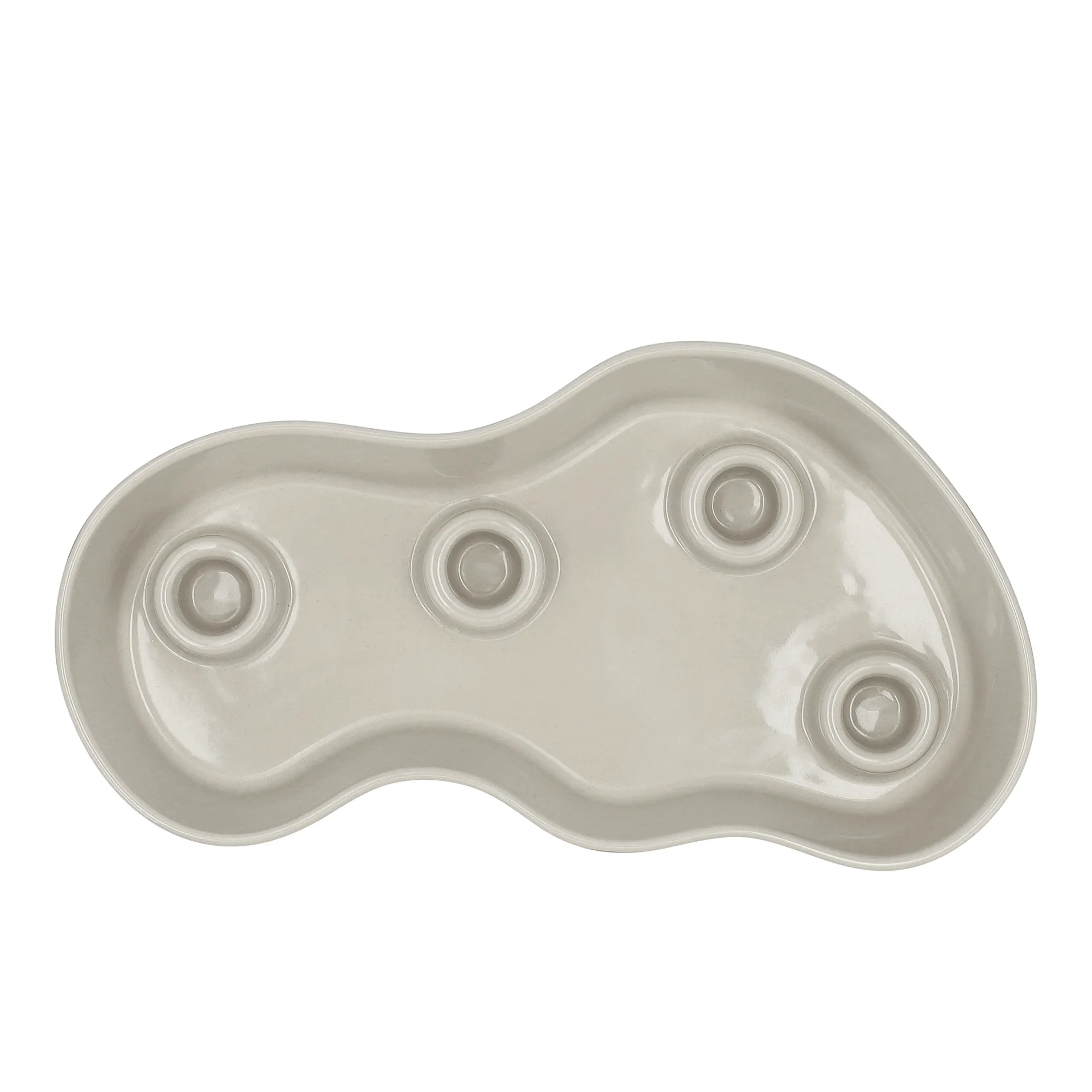 Bougeoir de l’Avent Ember, Rouge-blanc, 15×27,3 cm Scandi Living