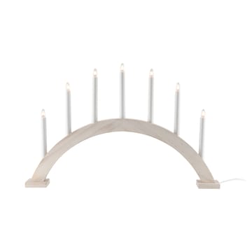 Bougeoir de l'avent Sky arc 41 cm - Blanc émaillé - Scandi Living