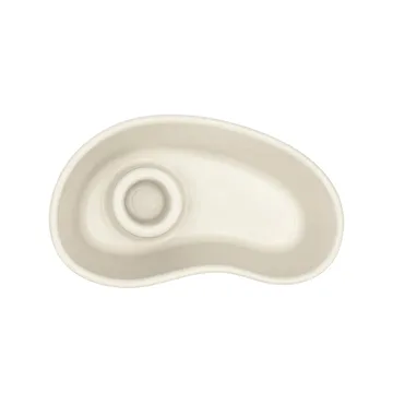 Bougeoir Ember - Blanc, 8x14 cm - Scandi Living
